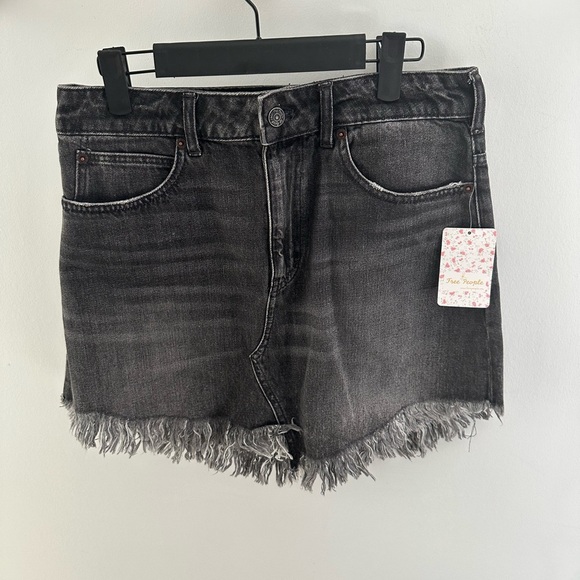 NWT- FREE PEOPLE MAVERICK DENIM SKIRT - Picture 2 of 12